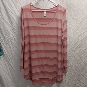 Any Item $10- Send an Offer (Purses Excluded)- Striped LulaRoe Lynnae top